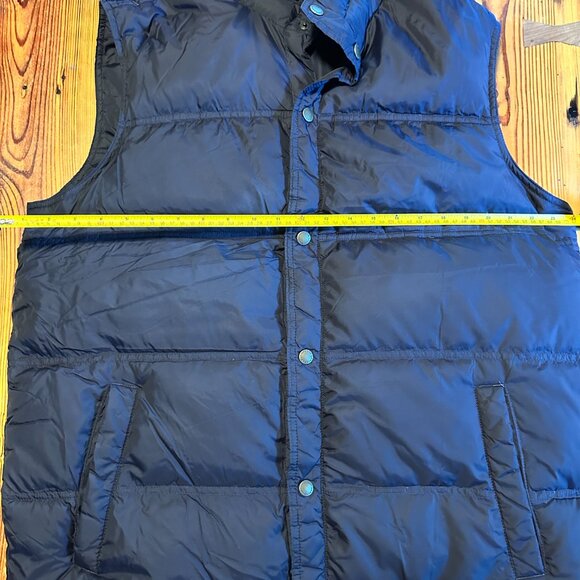 Lands' End Puffer Vest L Navy - Picture 7 of 9
